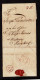 Lot # 006 Colonial: 16.5.1769 Folded Letter Sheet Bearing Large Red Two Line PHILA / DELPHIA Origin And Magenta 16 MA Ci - …-1845 Prephilately