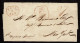 Lot # 009 Philadelphia Full-Rigged Ship: Used From La Guayra, Venezuela To New York; 1835 Folded Letter - …-1845 Prefilatelia