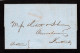 Lot # 011 Steamer SULTANA Red Oval On Blue Folded Letter Datelined "New Orleans March 23, 1845 - …-1845 Prephilately