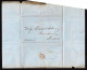 Lot # 011 Steamer SULTANA Red Oval On Blue Folded Letter Datelined "New Orleans March 23, 1845 - …-1845 Prefilatelia