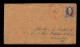 Lot # 017 THREE COVERS (2-folded Letter Sheets And 1 Envelope) Bearing 1847 5¢ Red Brown - Cartas & Documentos