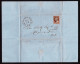 Lot # 022 1852, 3¢ Claret Shade Type I Position 69L2L - Cartas & Documentos