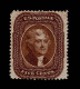 Lot # 029 1857 - 61 Issues: 5¢ Brown, Type II - Unused Stamps