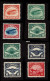 Lot # 064 Airmail, 1918 - 1923, First Two Issues,Eight Stamps - 1a. 1918-1940 Gebraucht