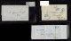 Delcampe - Lot # 096 Stampless Covers: 15 Covers 1840's & 50's All Bearing Numeral Handstamps In Black, Red Or Blue - …-1845 Prephilately