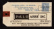 Lot # 124 Label: 1944 Label Bearing 1938, 11¢ Polk Ultramarine - Lettres & Documents