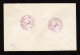 Lot # 138 Registered On 1943 Envelope: 1938, 17¢ Andrew Johnson Rose Red - Briefe U. Dokumente