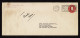 Lot # 150 Domestic First Class; Airmail Delayed Mail Air Cash: 1938 3¢ Jefferson Violet PAIR - Covers & Documents