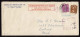 Lot # 154 Forth Class Mail: 1942 Large Envelope Bearing 1938, 12¢ Zachary Taylor, Bright Mauve And 1½¢ Martha Washington - Covers & Documents