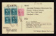 Lot # 160 Fourth Class Mail: 21c Dull Blue BLOCK OF FOUR And 9c Rose Pink - Briefe U. Dokumente