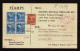 Lot # 176 Special Handling: 1938, 11¢ Polk Ultramarine Block Of Four And 1938, 10¢ Tyler Brown Red - Lettres & Documents