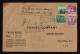 Lot # 191 Military Mail, WWII: 1942 Envelope Bearing 1938 20c Garfield Bright Blue Green, 1c National Defense Commemorat - Lettres & Documents