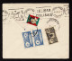 Lot # 212 Used To Lebanon:1950 Envelope Bearing 1938 3c Jefferson Light Violet - Cartas & Documentos