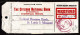 Lot # 229 Mail Tag:1938 7c Jackson Sepia Strip Of Three, 1956 $5 Hamilton Black Pair, $1 Partick Henry Purple Block Of F - Lettres & Documents