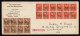 Lot # 239 Canal Zone:1940 Envelope Bearing 1939 ½ C Franklin Red Orange Block Of TWELVE Overprinted CANAL ZONE, 1 ½ CMar - Covers & Documents