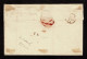 Lot # 003 Colonial: Used To Great Britain; 1761 NEW YORK Two-line In Browish Red In Folded Letter Sheet To London. - …-1845 Prephilately