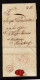 Lot # 006 Colonial: 16.5.1769 Folded Letter Sheet Bearing Large Red Two Line PHILA / DELPHIA Origin And Magenta 16 MA Ci - …-1845 Préphilatélie