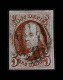 Lot # 016 1847, 5¢ Orange Brown - Usados