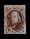Lot # 016 1847, 5¢ Orange Brown - Used Stamps