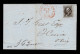 Lot # 017 THREE COVERS (2-folded Letter Sheets And 1 Envelope) Bearing 1847 5¢ Red Brown - Briefe U. Dokumente
