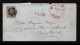 Delcampe - Lot # 017 THREE COVERS (2-folded Letter Sheets And 1 Envelope) Bearing 1847 5¢ Red Brown - Cartas & Documentos