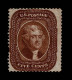 Lot # 030 1857 - 61 Issues: 5¢ Brown, Type II - Unused Stamps