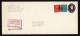Lot # 158 Registered, Return Receipt Requested On 1955 Envelope: Bearing 1938, 17¢ Andrew Johnson Red Rose, 20¢ Garfield - Briefe U. Dokumente