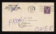 Lot # 170 Penitentiary Mail Turned Usage: 1942, 3¢ Win The War - Cartas & Documentos