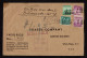 Lot # 191 Military Mail, WWII: 1942 Envelope Bearing 1938 20c Garfield Bright Blue Green, 1c National Defense Commemorat - Briefe U. Dokumente