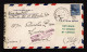 Lot # 200 Used To Italy:1942 Envelope Bearing, 1938, 30¢ Deep Ultramarine Theodore Roosevelt - Cartas & Documentos