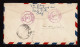 Lot # 218 Used To Nepal: 1954 Envelope Bearing 1938 16c Lincoln Black, 7c Jackson Sepia, 20c Garfield Bright Blue Green, - Cartas & Documentos