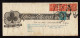 Lot # 222 Used From South Africa: ½ C Franklin Deep Orange Vertical Strip Of Three Tied By HILO Duplex, South Africa ½ P - Briefe U. Dokumente