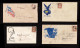 Lot # 297 Civil War Patriotics: Group Of 16 "used" Covers Plus A Wells Fargo - Sonstige & Ohne Zuordnung