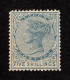Lot # 335 Lagos: 1882-1902 5s Blue "o.g." Very Nice Work - Sonstige & Ohne Zuordnung