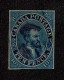 Lot # 462 1855, Jacques Cartier, 10d Blue "on Thin Crisp Transparent Paper" - Used Stamps