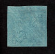 Lot # 481 1853 “Triangular”, Perkins Bacon Printing, 4d Deep Blue On Deeply Blued Paper, PAIR - Kap Der Guten Hoffnung (1853-1904)