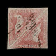 Lot # 492 1855-63 “Triangular”, Perkins Bacon Printing, 1d Rose On Cream-toned Paper, Watermark Sideways (reversed), PAI - Cap De Bonne Espérance (1853-1904)