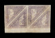 Lot # 505 1858 “Triangular”, Perkins Bacon Printing, 6d Deep Rose Lilac On White Paper SHEET MARGIN BLOCK OF FOUR - Kap Der Guten Hoffnung (1853-1904)