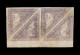 Lot # 505 1858 “Triangular”, Perkins Bacon Printing, 6d Deep Rose Lilac On White Paper SHEET MARGIN BLOCK OF FOUR - Cap De Bonne Espérance (1853-1904)