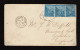 Lot # 530 Used To England: 1875 (16 May) Single Packet Rate Cover From Tarkastad To Leeds, England Bearing 1864-77 4d Bl - Kap Der Guten Hoffnung (1853-1904)