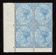 Lot # 576 GIBRALTAR: 1886, Queen Victoria, 2½d Blue, Watermark Inverted, Block Of Four, Never Hinged - Côte D'Or (...-1957)