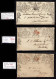 Lot # 591 Great Britain 1840 Mulreadies: 1d Group Of 4 Used, 2 Folded Letters, 2 Envelopes - Lettres & Documents