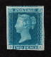 Lot # 593 1841, 2d Blue, “white Lines” Plate 3 “PA” - Unused Stamps