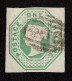 Lot # 602 1847, Queen Victoria (embossed), 1s Pale Green - Oblitérés