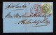 Lot # 604 Used To United States: 1847, Queen Victoria (embossed), 1s Green - Lettres & Documents