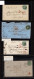 Delcampe - Lot # 615 Great Britain Covers: 1856 1s Green, 15 Covers Used To The United States, Usual New York And Philadelphia But  - Covers & Documents