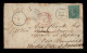 Lot # 620 Used To The United States, Mailne, 1865, Queen Victoria, 1s Green, Emblems Watermark Tied By CORK JA 11 1866 D - Covers & Documents