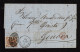 Lot # 623 Used To Genoa: 1872, Queen Victoria, 6d Deep Chestnut, Spray Of Rose Watermark Scarce Shade - Lettres & Documents