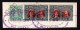 Lot # 817 Rhodesia 1910 -13, King George V “Double Head”: £1 Red & Black Perf 14 RSCG Variant Perf 14, PAIR, Together Wi - Rhodésie & Nyasaland (1954-1963)