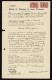 Lot # 823 Rhodesia 1910 -13, King George V “Double Head”: 6d Shades, Four Power Of Attorney Documents - Rodesia & Nyasaland (1954-1963)